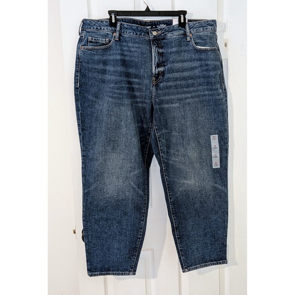 Old Navy OG Straight Ankle Jeans High-Rise Secret-Slim Pockets Size 22‎ NWT - Picture 5 of 9